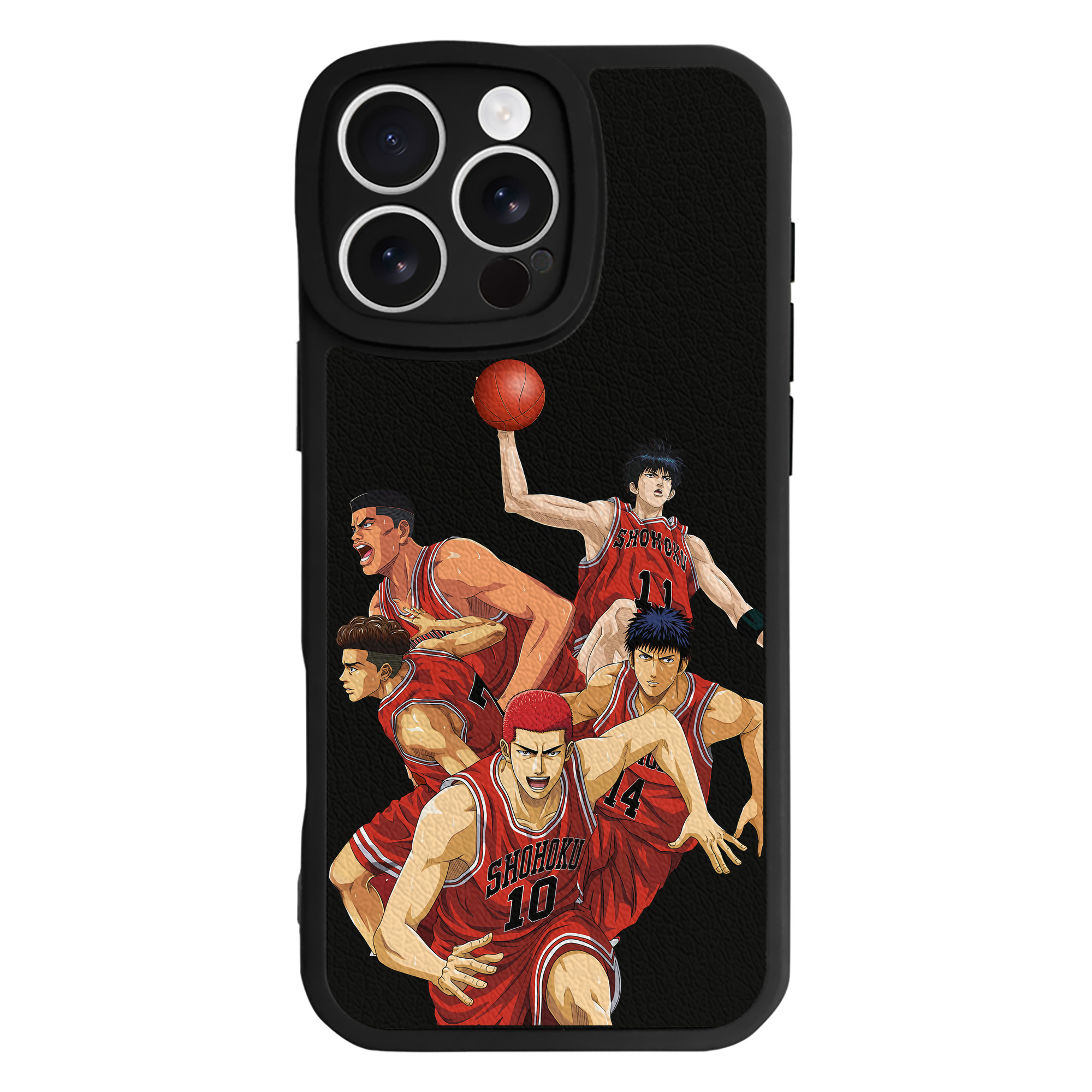 （画像用） SLAM DUNK／スラムダンク 【iPhone 16シリーズ対応】シリコンスマホケース（レザー調） 材質：シリコン